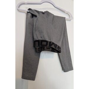 Gray Men's Medium, Under Armour HeatGear compression leggings capri length, warm